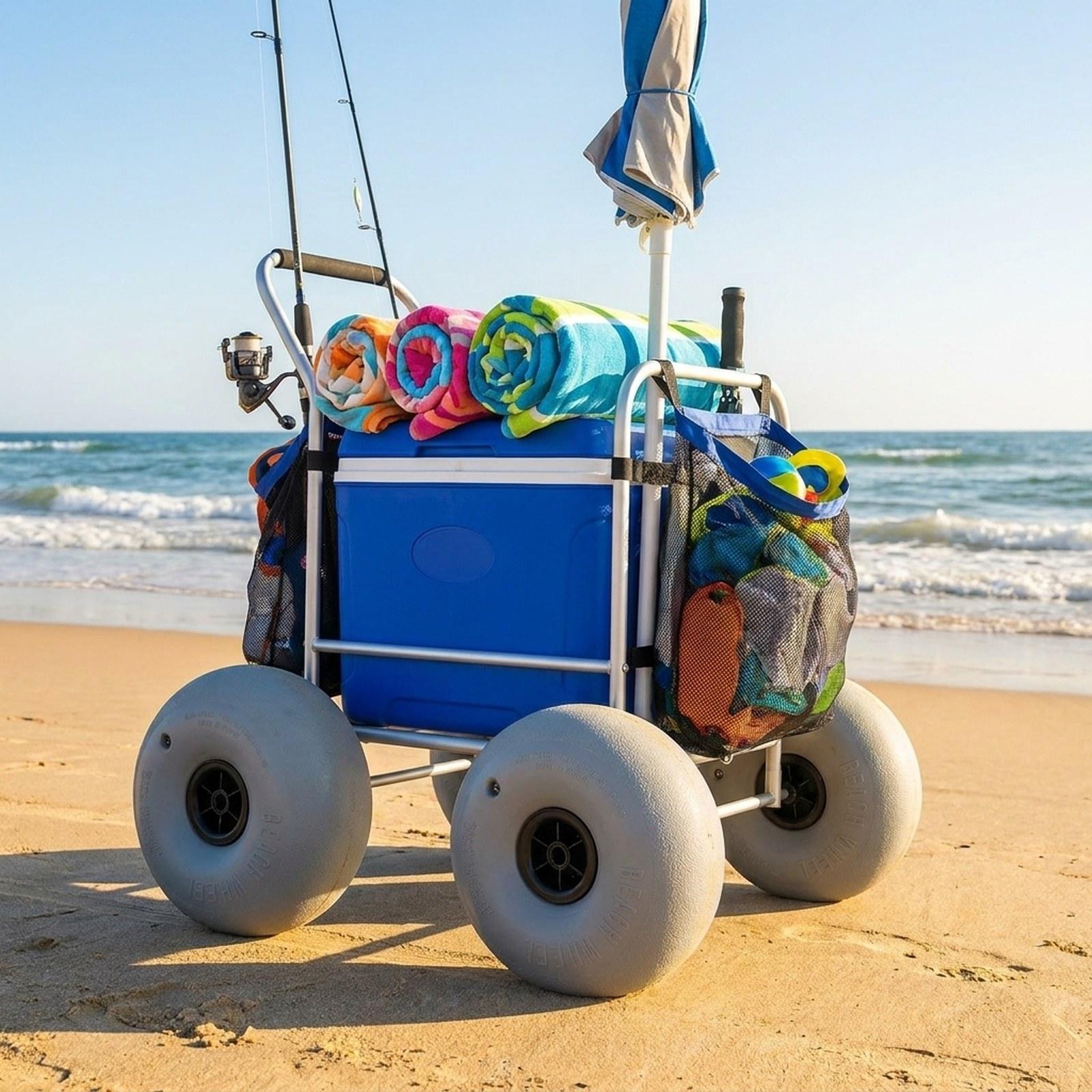 Universal Inflatable Balloon W - огляд і ціна Fishing Kayak Cart