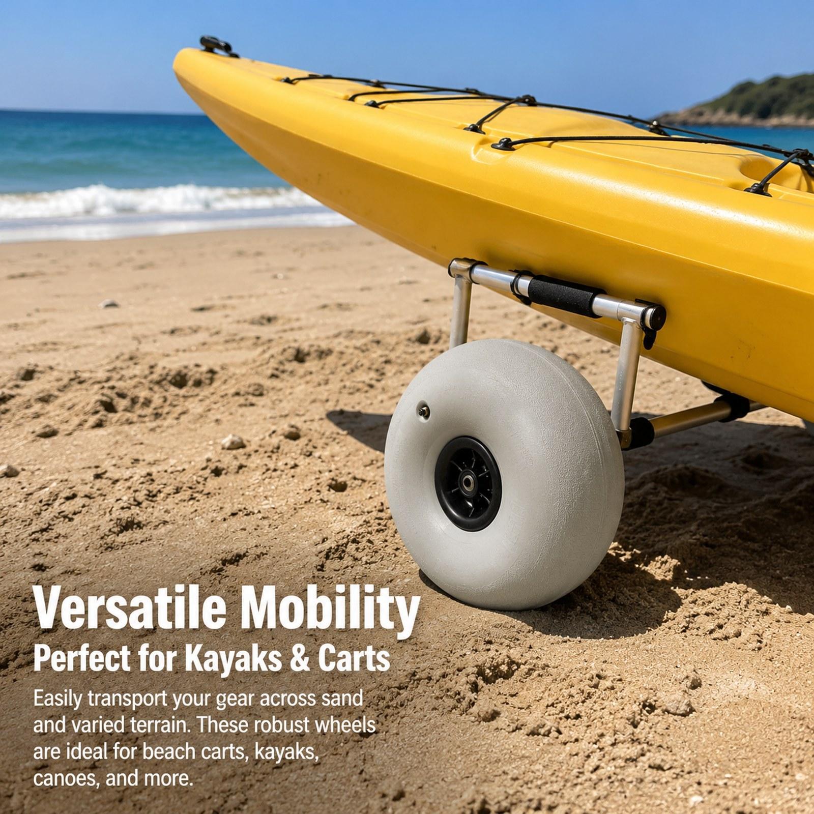 Universal Inflatable Balloon W - огляд і ціна Fishing Kayak Cart