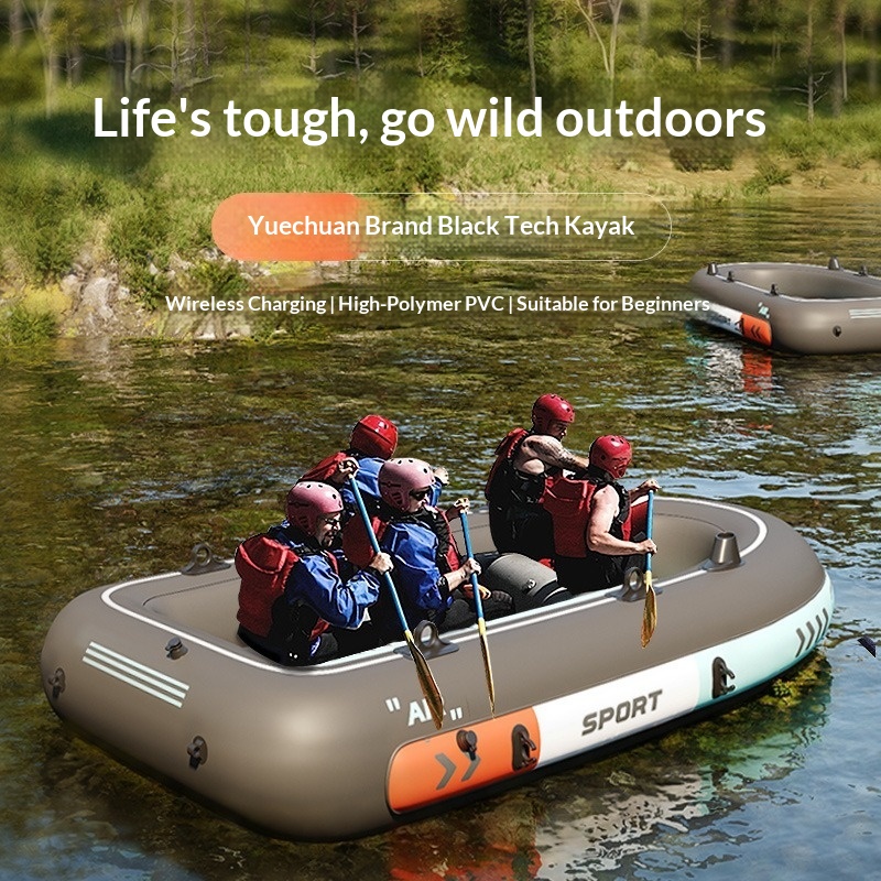 Inflatable Tandem Fishing Kaya - огляд і ціна Fishing Kayak Inflatable
