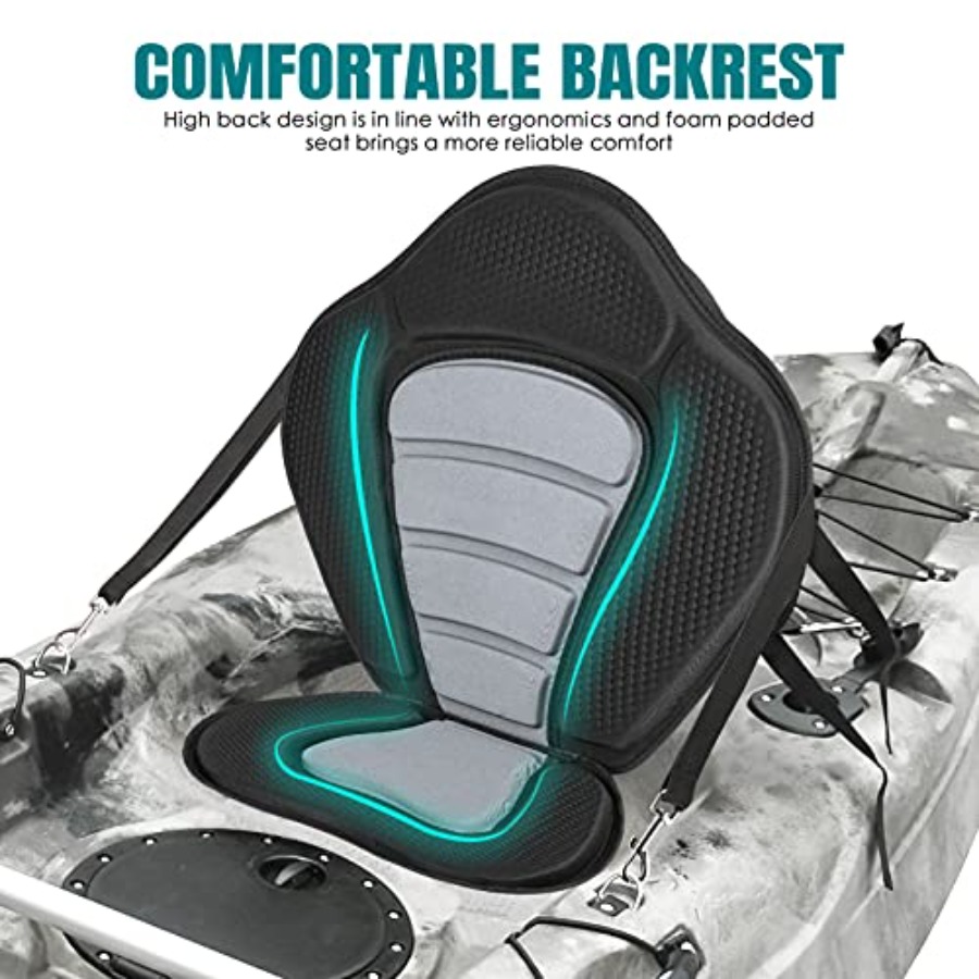 Deluxe Padded Kayak Seat with  - огляд і ціна Fishing Kayak Storage Bag