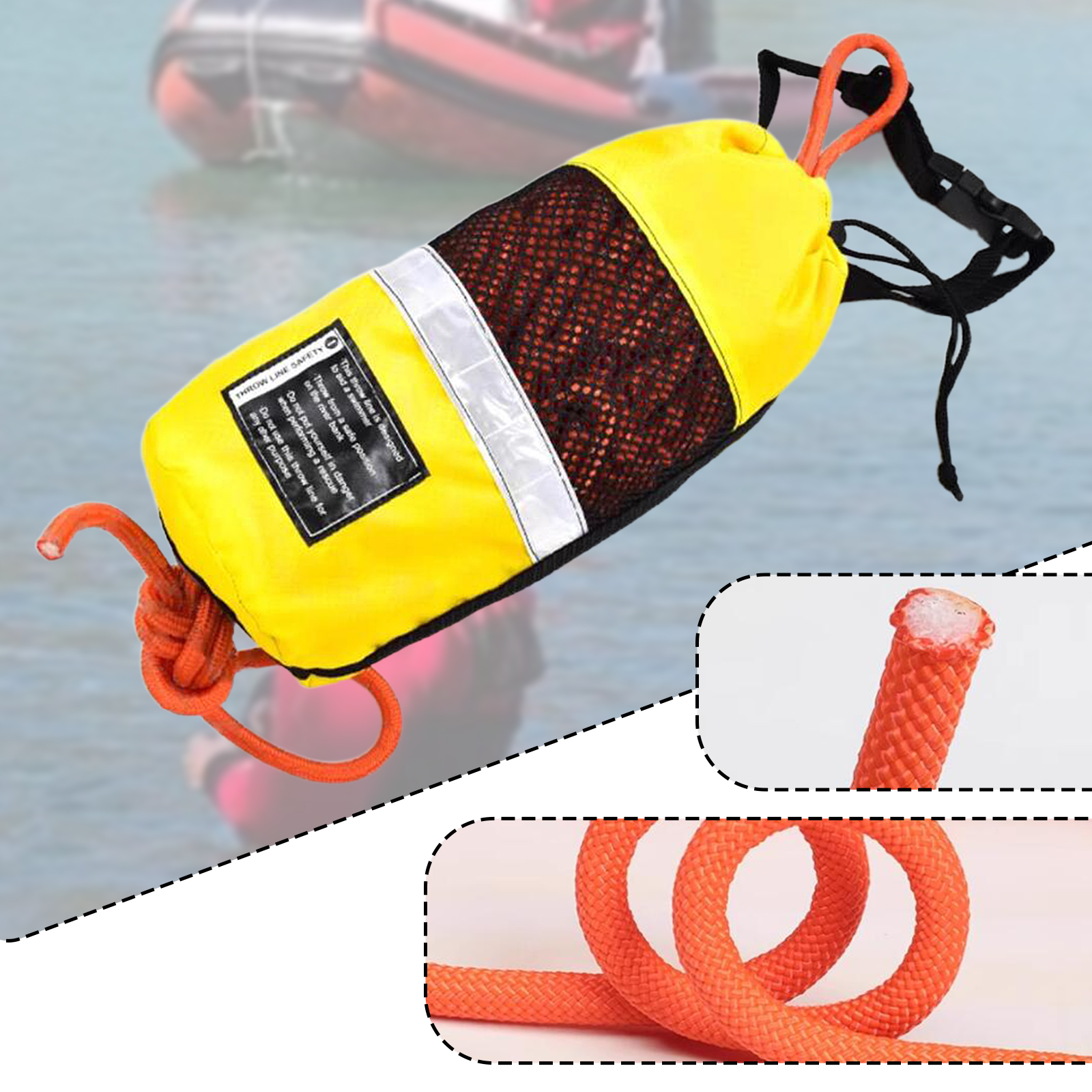 Throw Bag for Water Rescue Mar - огляд і ціна Fishing Kayak Crate
