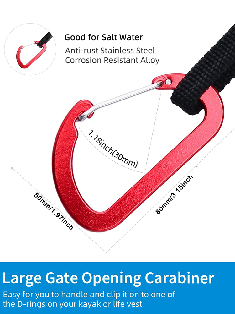 Kayak Paddle Leash Stretchable - огляд і ціна Fishing Kayak Paddle Leash