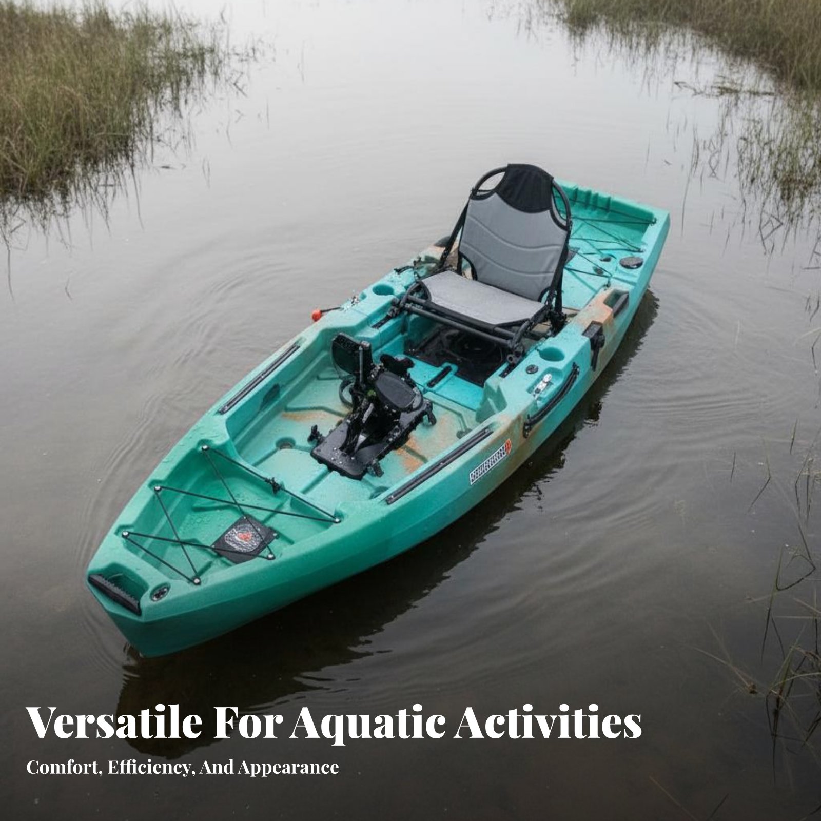Pedal Drive Fishing Boat Folda - огляд і ціна Fishing Kayak Inflatable