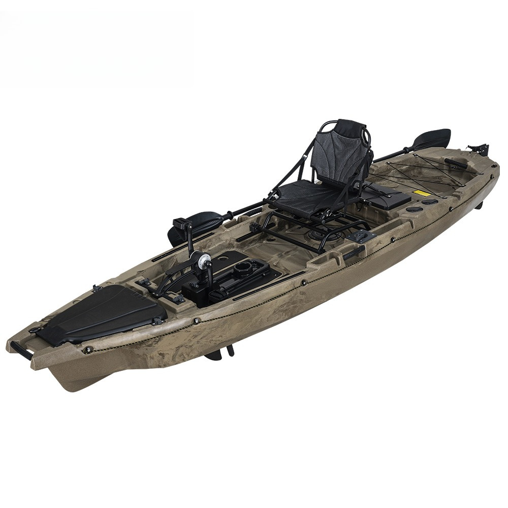 One-man pedal Kajak plastic ka - огляд і ціна Fishing Kayak Pedal Drive