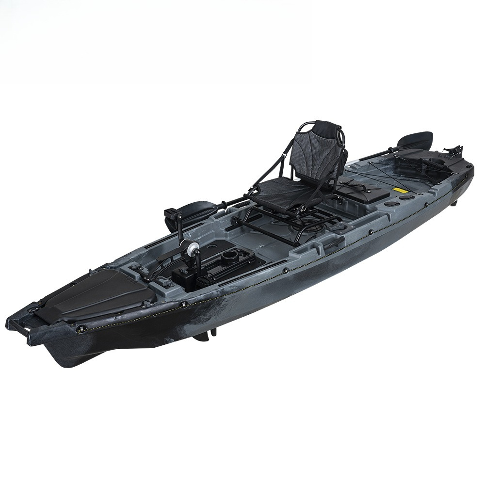One-man pedal Kajak plastic ka - огляд і ціна Fishing Kayak Pedal Drive