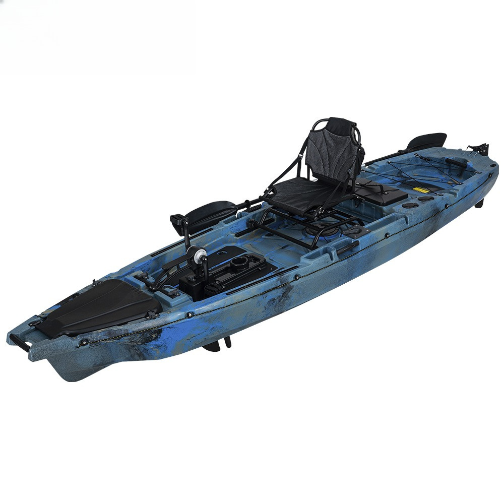 One-man pedal Kajak plastic ka - огляд і ціна Fishing Kayak Pedal Drive