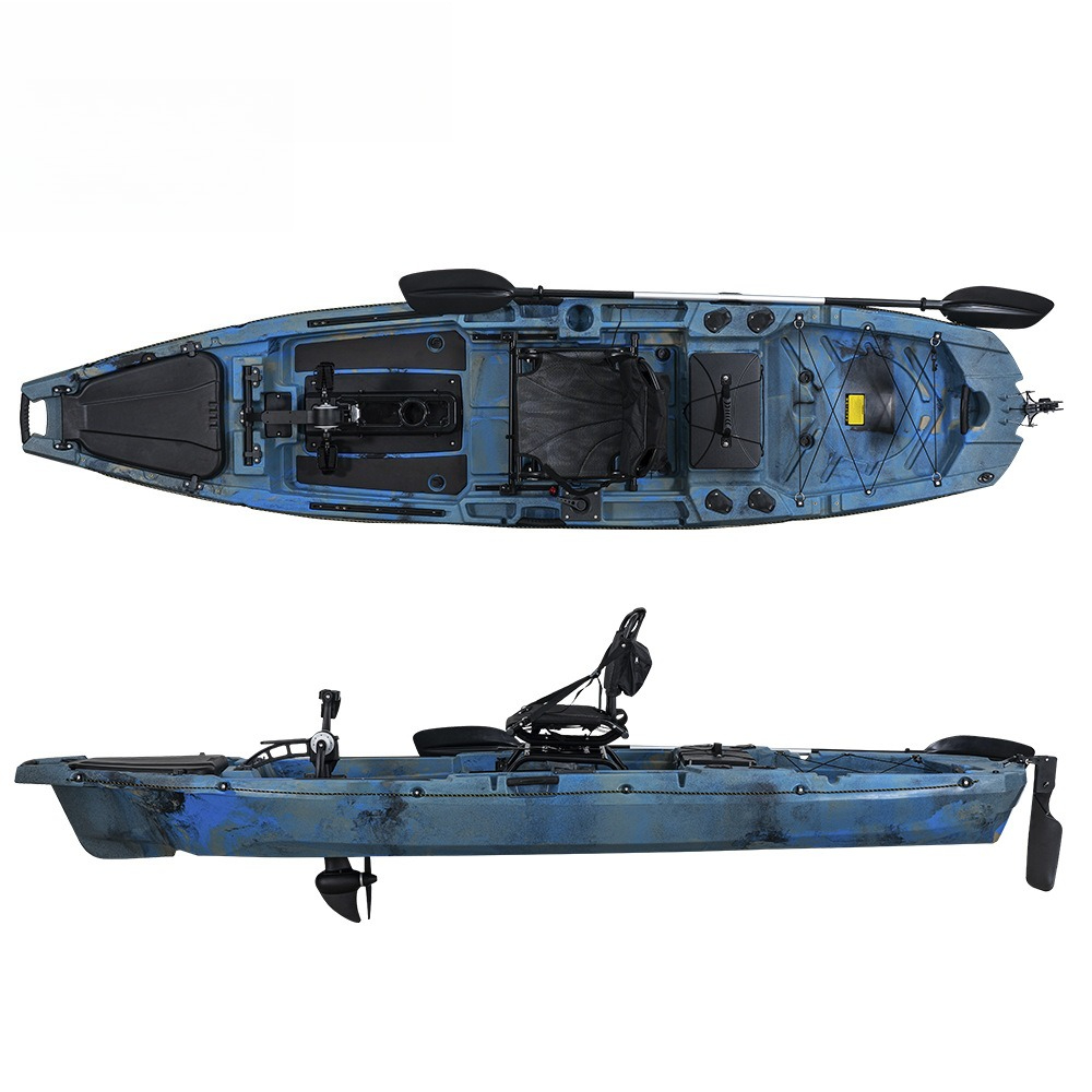 One-man pedal Kajak plastic ka - огляд і ціна Fishing Kayak Pedal Drive