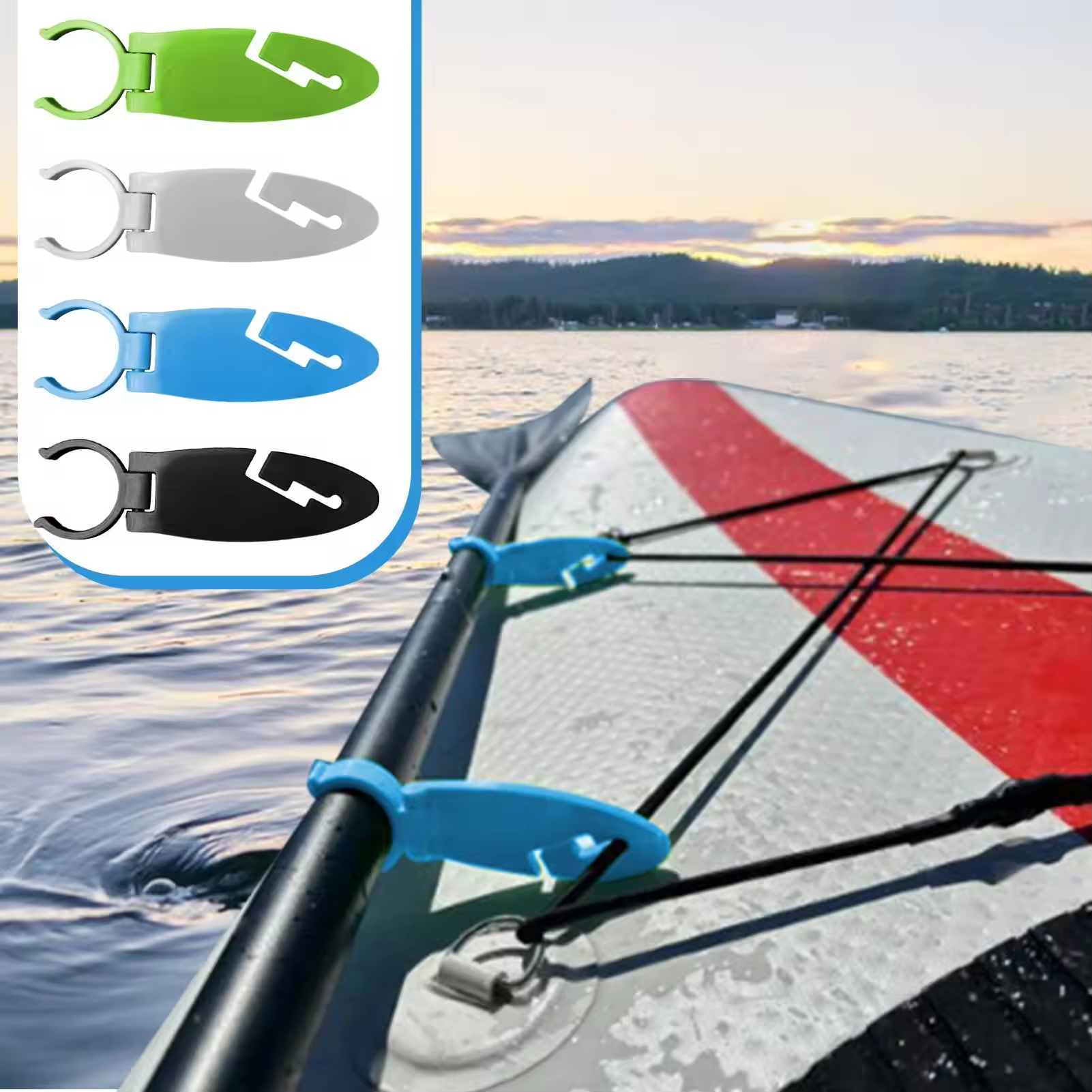 2pcs Stand Up Paddle Board Cli - огляд і ціна Fishing Kayak Paddle