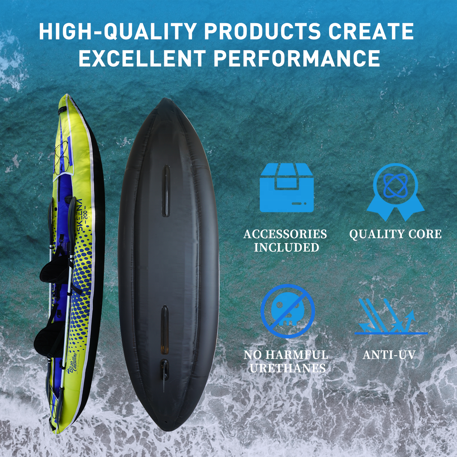 Adult Inflatable Fishing Canoe - огляд і ціна Fishing Kayak Seat