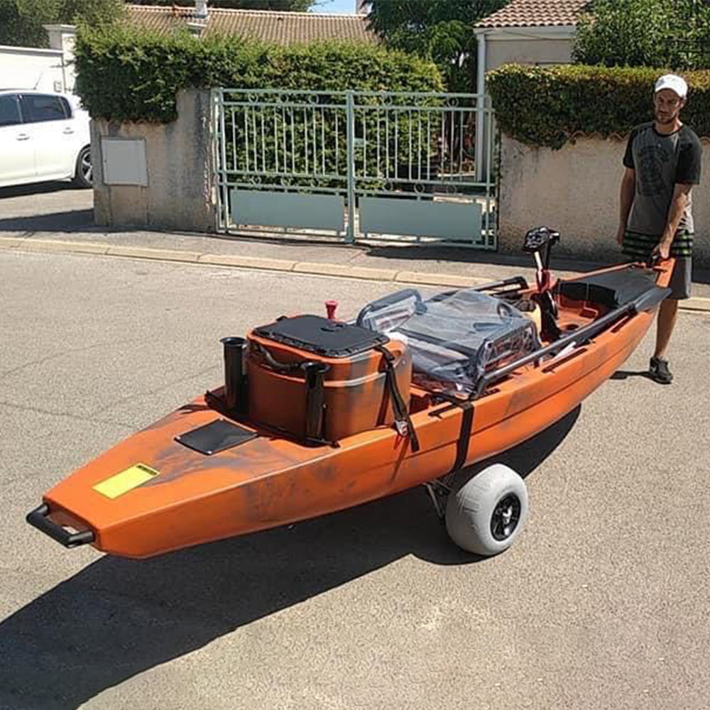 Inflatable Wide Wheel Canoe Bo - огляд і ціна Fishing Kayak Cart
