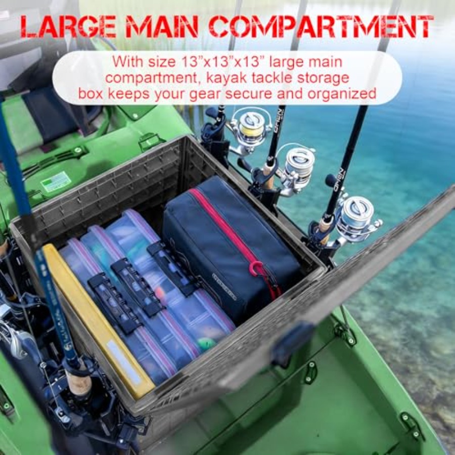 Kayak Fishing Crate with 4 Rod - огляд і ціна Fishing Kayak Crate