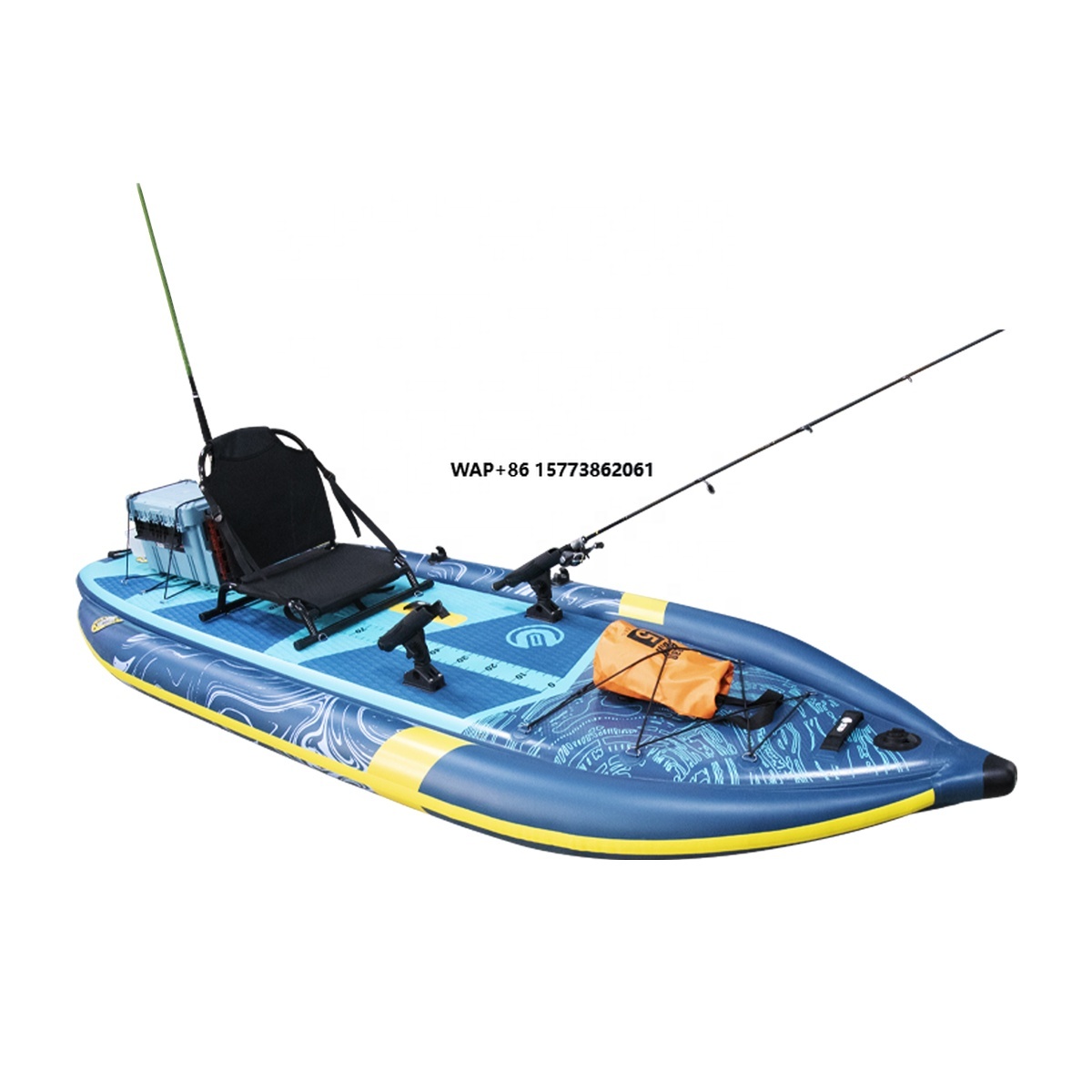 Three Air Chamber Inflatable F - огляд і ціна Fishing Kayak Rod Holder